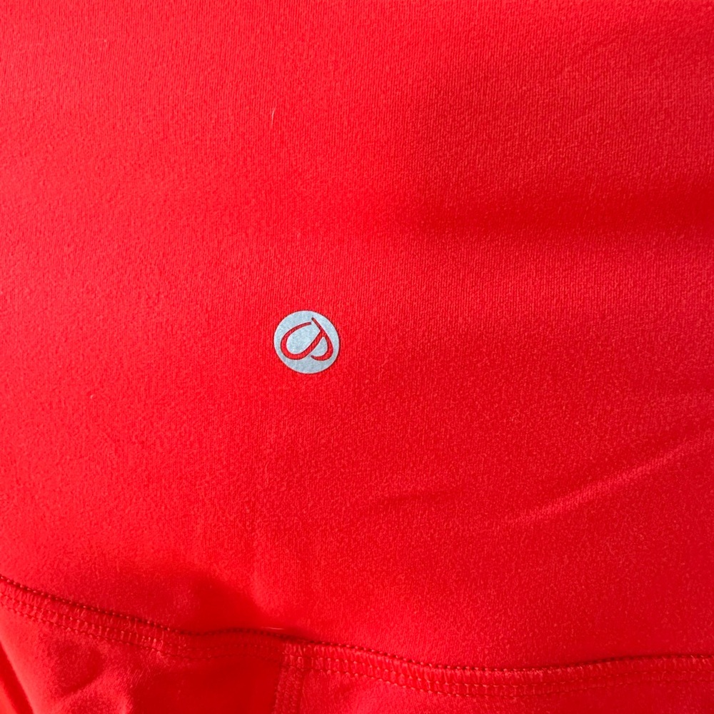 CRZ Yoga Red Leggings for Pilates - Picture 3 of 3